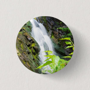 Hell's Gate Canyon waterfall 3 Cm Round Badge