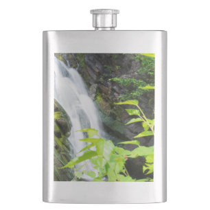 Hell's Gate Canyon waterfall Hip Flask