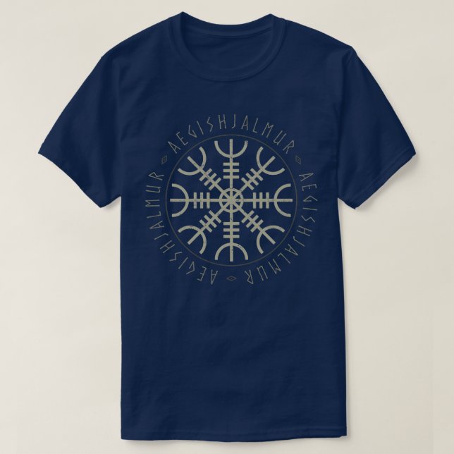 Helm of Awe Aegishjalmur T-Shirt (Design Front)