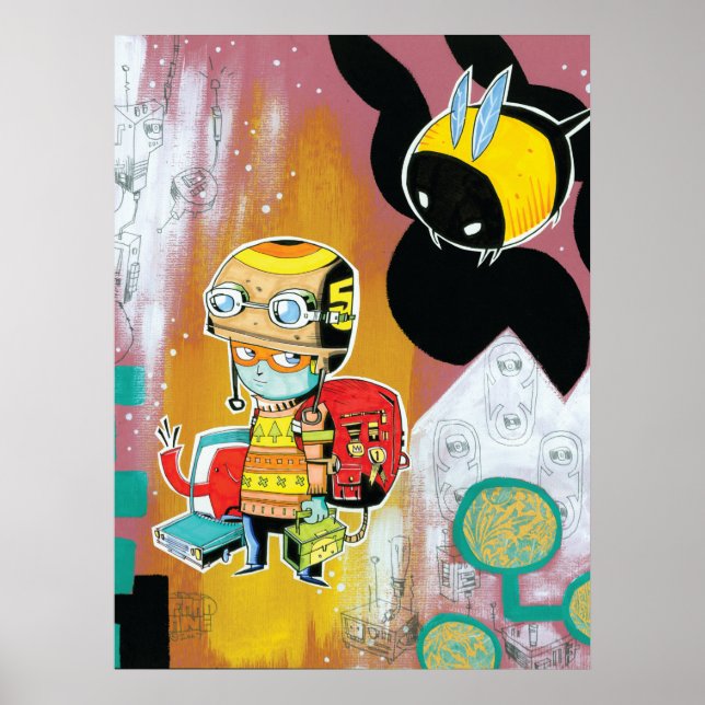 Helmet Boy Print/Poster Poster (Front)