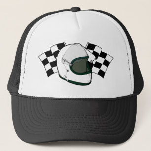 Helmet & Flags Trucker Hat