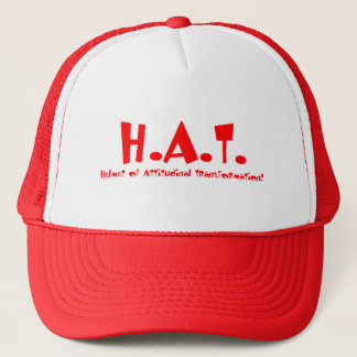 Helmet of Attitudinal Transformation Trucker Hat