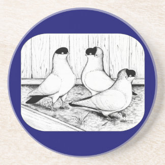 Helmet Pigeon Trio Coaster