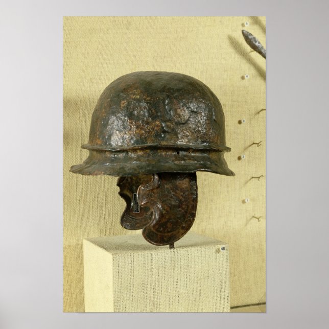 Helmet with cheek guards, from Alesia, Tene III Poster (Front)