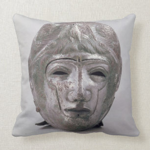 Helmet with Eagle Decoration, Roman (silver) Cushion