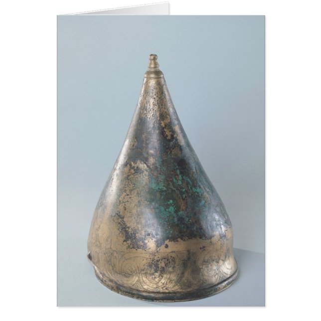 Helmet with incised decoration (Front)