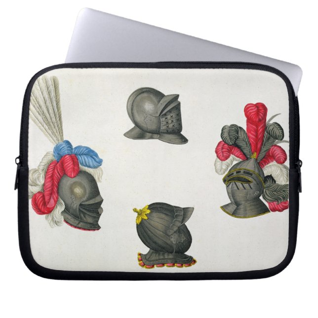Helmets, plate from 'A History of the Development Laptop Sleeve (Front)