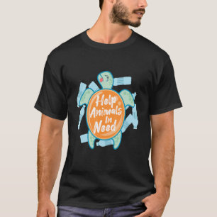 Help Animals Save Turtles Ocean Animal Rescue T-Shirt