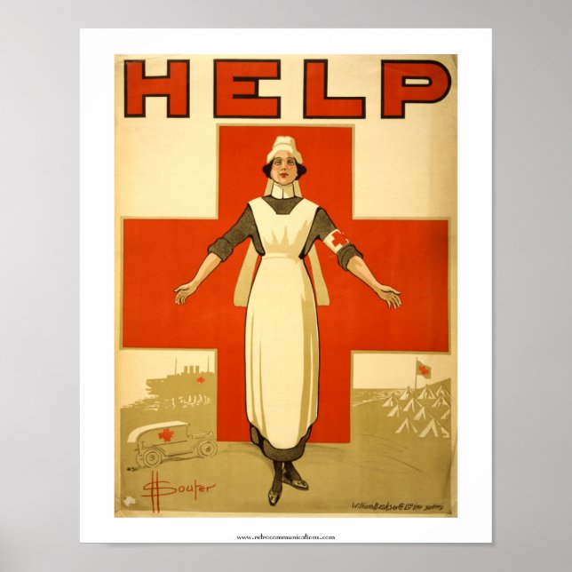 HELP, Australian Red Cross Poster (Front)