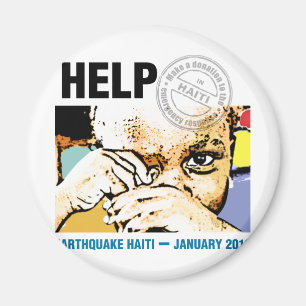 Help Donation Haiti Magnet
