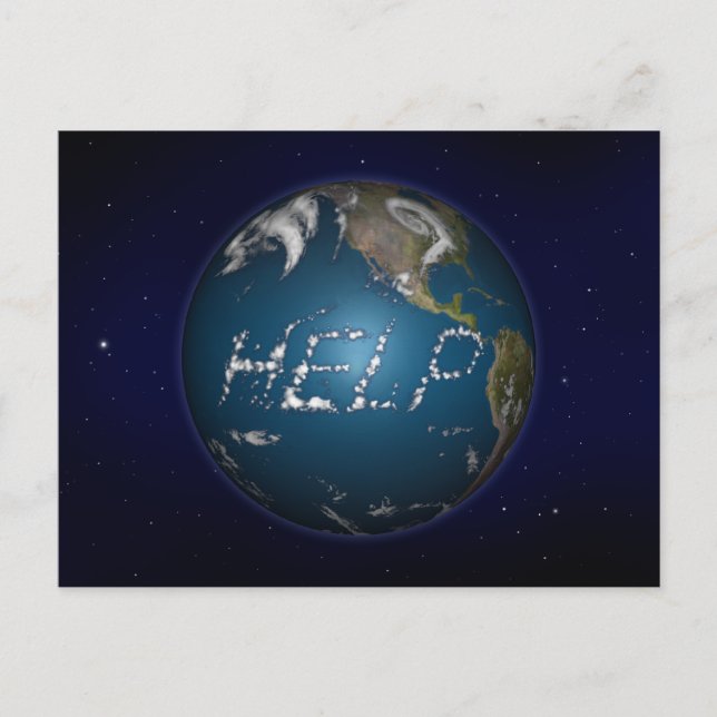 Help Earth Postcard (Front)