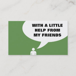 help from my friends comic bubble referral