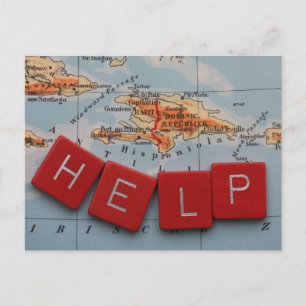 Help Haiti Postcard