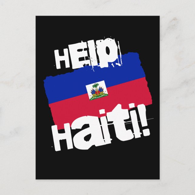 Help Haiti! Postcard (Front)