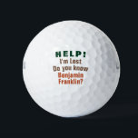 Help I Lost | Funny personalised customisable Name Golf Balls<br><div class="desc">Funny Sayings Personalised gifts with a customisable personal name in the form of golf balls.
Fun golf balls,  we can customise golf balls with any of your name or monogram.</div>