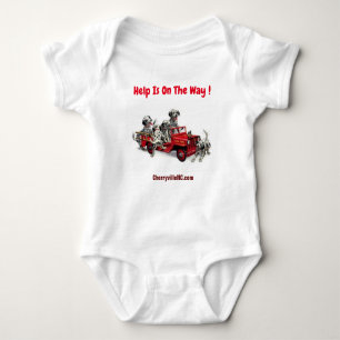 Help Is On The Way ! Baby Bodysuit