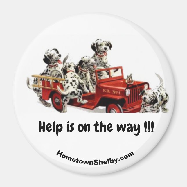 Help is on the way !!!  magnet (Front)