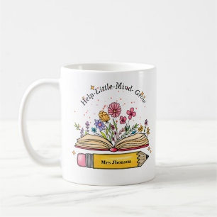 Help little Mind Grow Teacher Mum Gift Coffee Mug