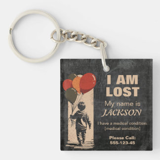 Help Me Get Home – Custom Medical & Safety ID Tag Key Ring
