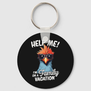 Help Me I'm On A Family Vacation Key Ring