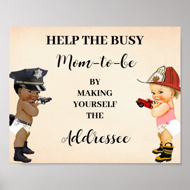 Help Mom Make Yourself Addressee Little Recruit Poster (Front)