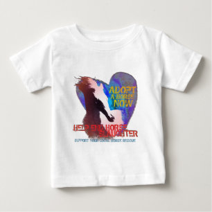 Help Stop Horse Slaughter Baby T-Shirt