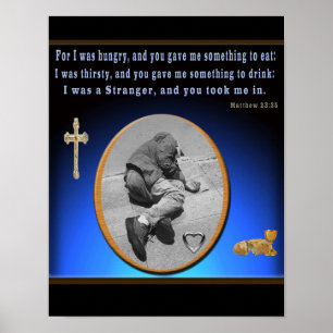 Help the homeless poster