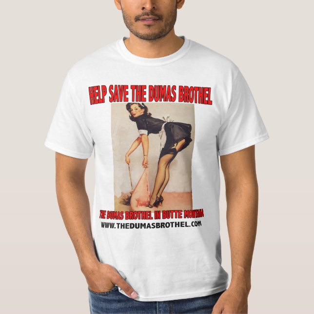 Help the maid Save The Dumas Brothel T-Shirt (Front)