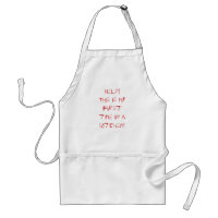 Help! This is my first time in a kitchen! Apron