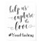 Help Us Capture The Love - Wedding Hashtag Sign