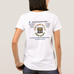 Help Wanted Hiring Custom Promotional T-Shirt