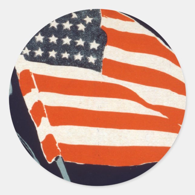 Help Your Boy Classic Round Sticker (Front)