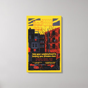 Help Your Neighbourhood Canvas Print
