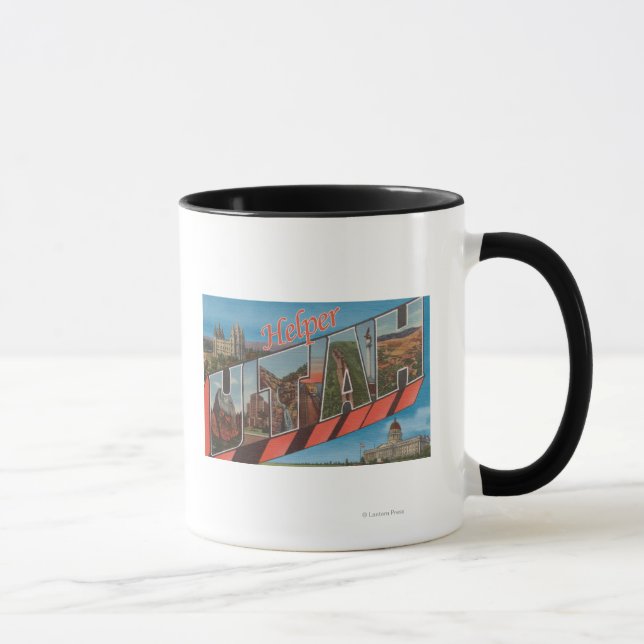Helper, UtahLarge Letter ScenesHelper, UT Mug (Right)
