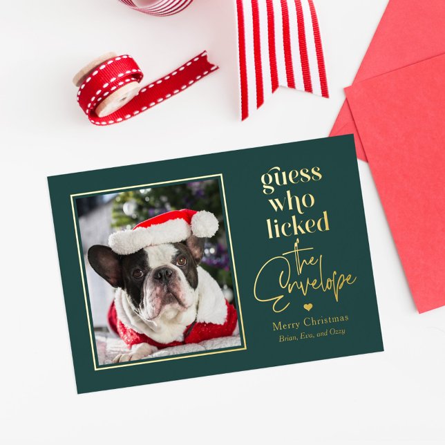 Helpful Pet Foil Holiday Card Christmas Card (Creator Uploaded)