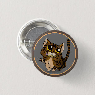 Helpful Study Cat Custom Button