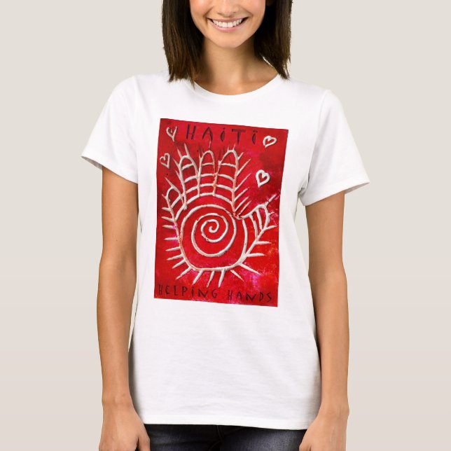 Helping Hands For Haiti T-Shirt (Front)