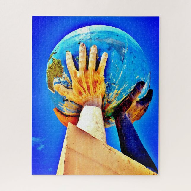 Helping Hands Jigsaw Puzzle (Vertical)