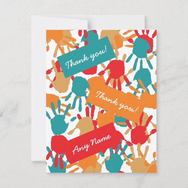 Helping Hands Thank You Card (Front)