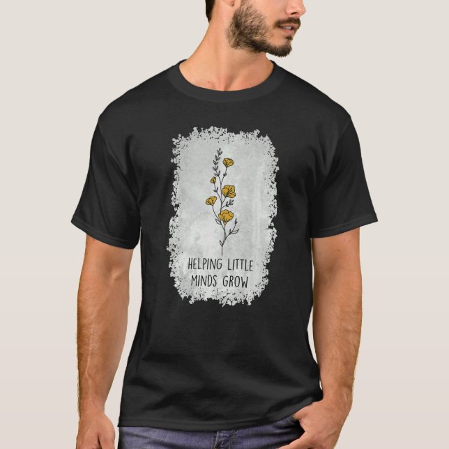 Helping Little Minds Grow Splatter T-Shirt (Front)