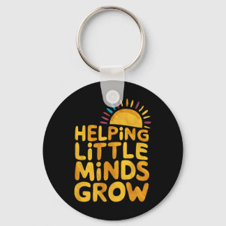 Helping Little Minds Grow Teacher Wildflower Ck To Key Ring