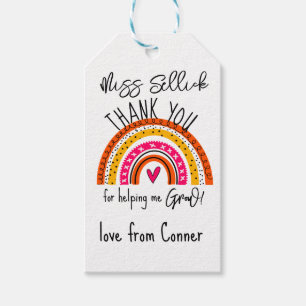 helping me grow gift tags