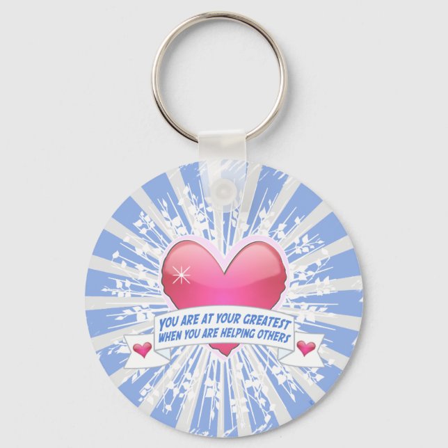 Helping Others Key Ring (Front)