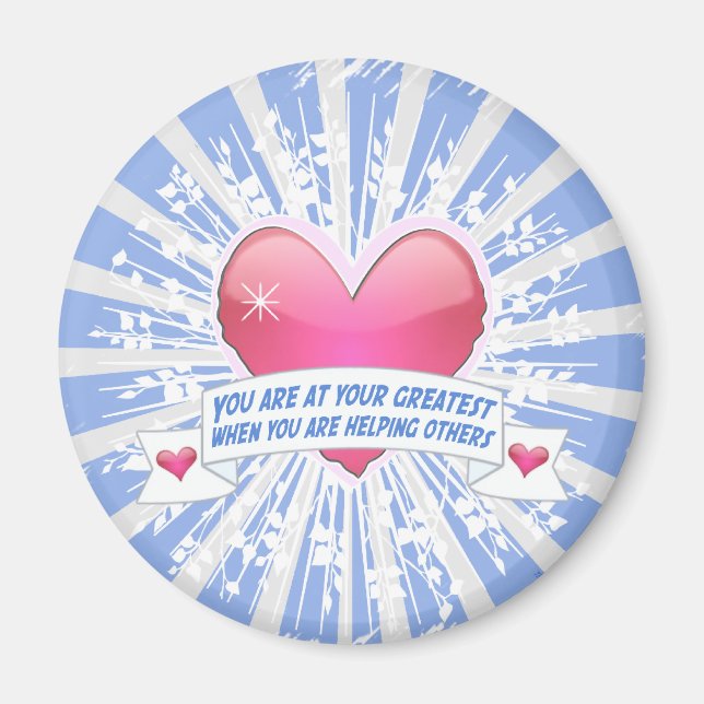 Helping Others Magnet (Front)