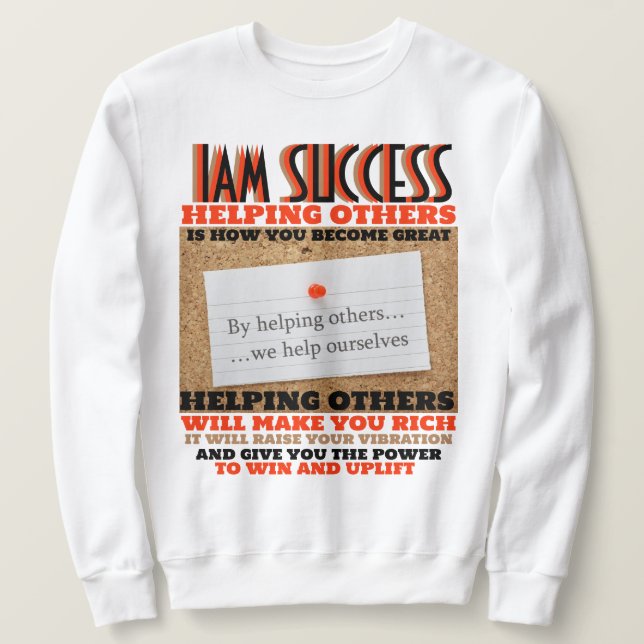 HELPING OTHERS SWEATSHIRT (Design Front)