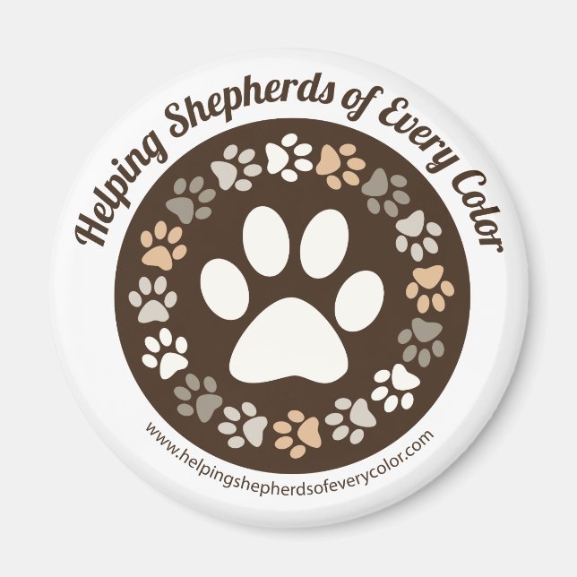 Helping Shepherds Magnet (Front)