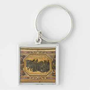 Helping the People during the Famine Key Ring