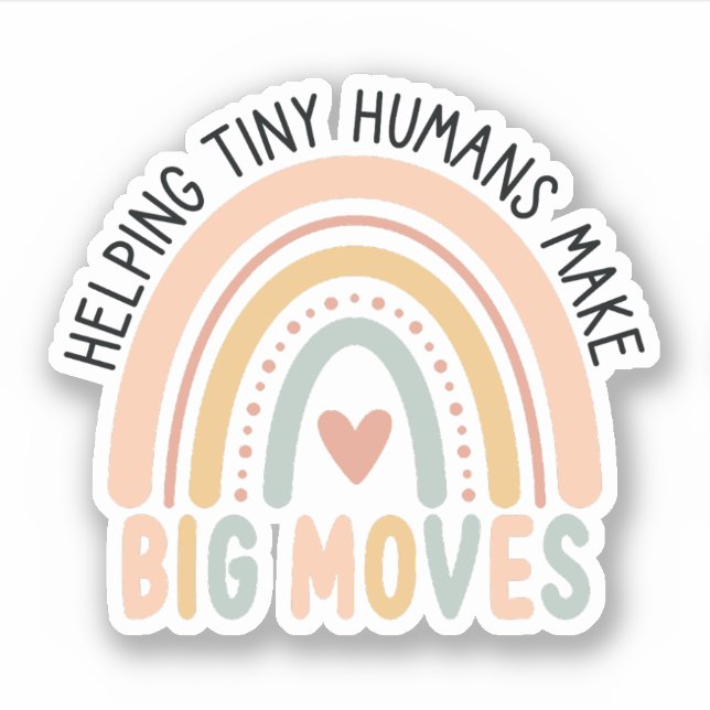 Helping Tiny Humans Make Big Moves Kids Therapist (Front)