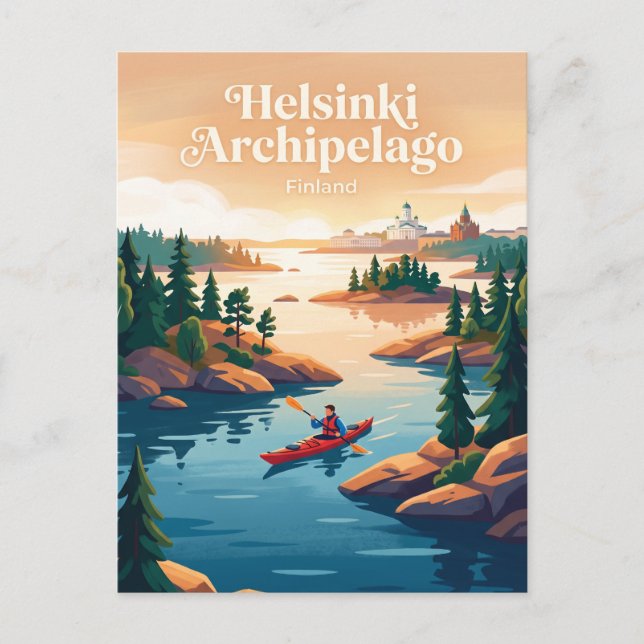 Helsinki Archipelago Finland Postcard (Front)