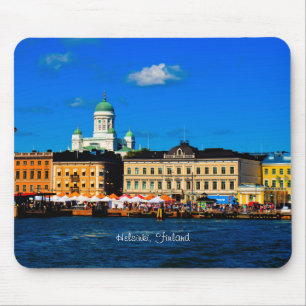 Helsinki Cityscape Mouse Pad